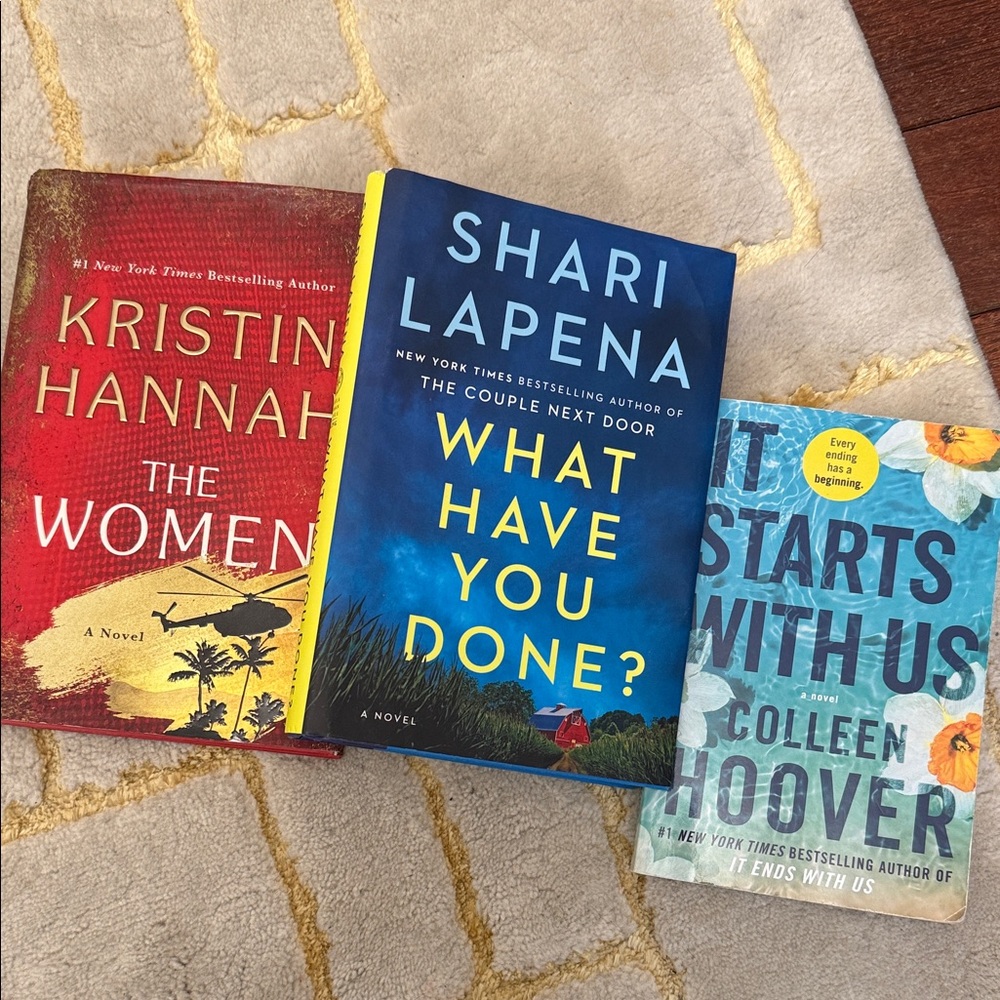 Set of Three Bestselling novels